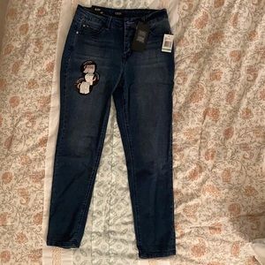 Curve Appeal sz 8 dark denim jeans - never worn!